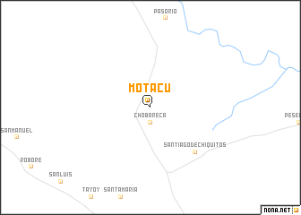 map of Motacú