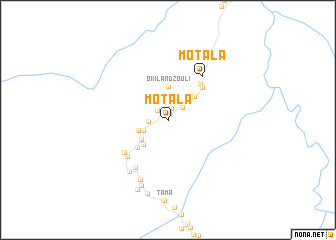 map of Motala