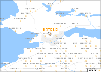 map of Motala