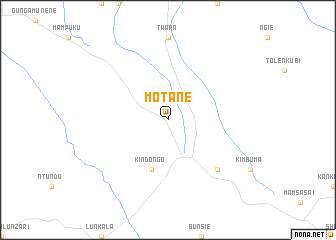 map of Motane