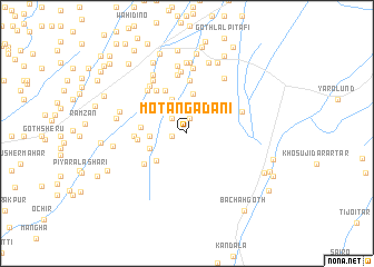 map of Motan Gadāni