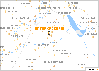 map of Moţbek-e ‘Akāshī