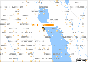 map of Motchan Kopé