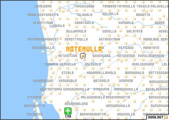 map of Motemulla