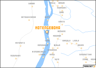 map of Motenge-Boma