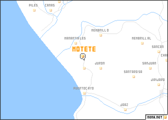 map of Motete
