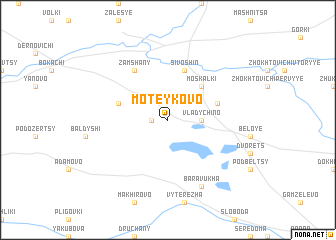 map of Moteykovo