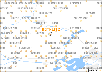 map of Möthlitz