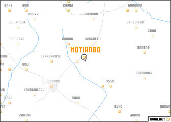 map of Motianbo