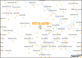 map of Motiejunai