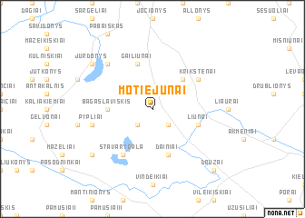 map of Motiejūnai