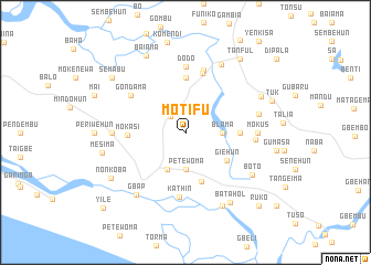 map of Motifu