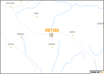 map of Motigu