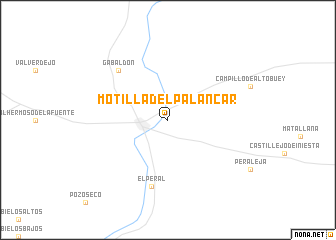 map of Motilla del Palancar