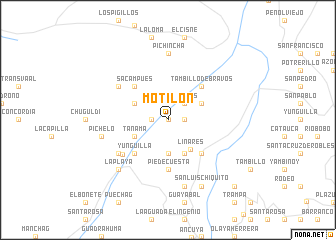 map of Motilón