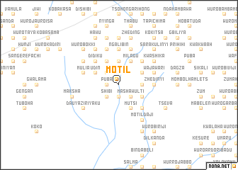 map of Motil