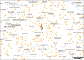 map of Motina