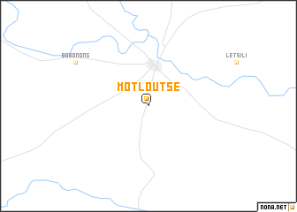 map of Motloutse