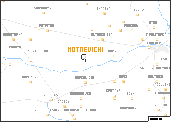 map of Motnevichi