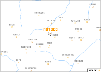 map of Motóco