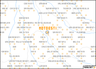 map of Moţoeşti