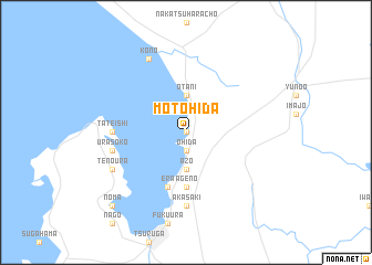 map of Moto-hida