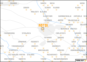 map of Moţoi