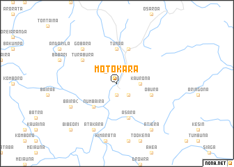 map of Motokara