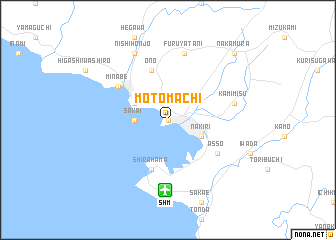 map of Motomachi