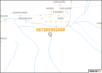 map of Motor-e Aşghar