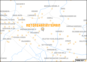 map of Motor-e Ḩarīrī-ye Pā\