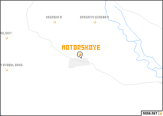 map of Motorskoye