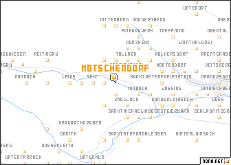 map of Mötschendorf