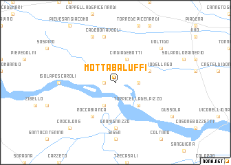 map of Motta Baluffi