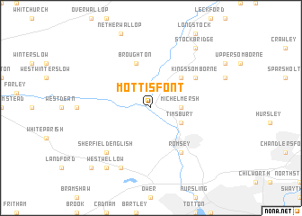 map of Mottisfont