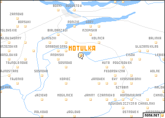 map of Motułka