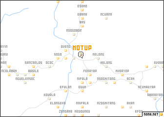 map of Motup