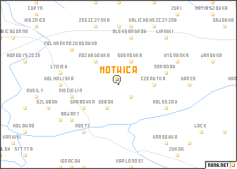 map of Motwica