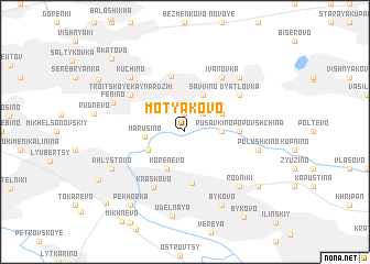 map of Motyakovo