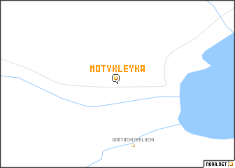 map of Motykleyka