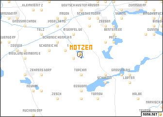 map of Motzen