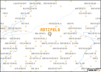 map of Motzfeld