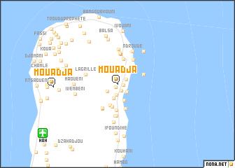 map of Mouadja