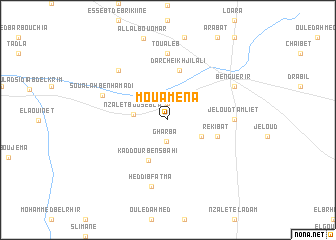 map of Mouamena