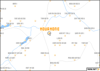 map of Mouamone