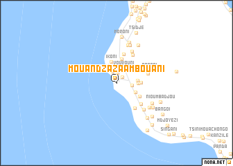 map of Mouandzaza Ambouani