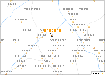 map of Mouanga