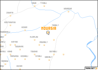 map of Mouasia