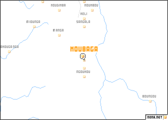 map of Moubaga