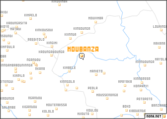 map of Moubanza